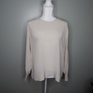 everlane women long sleeves tan sz 8